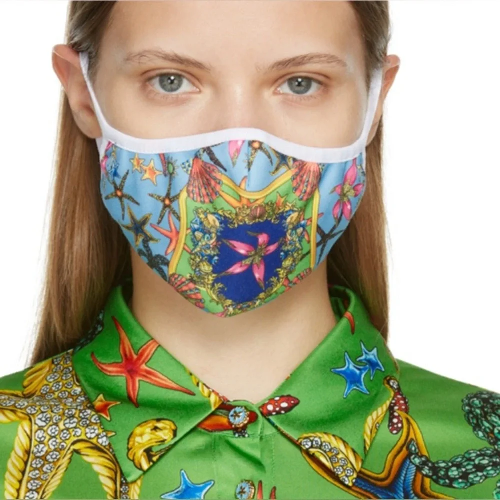 Versace Multicolour Trésor de la Mer Face Mask